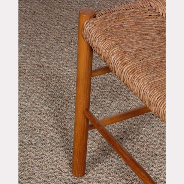 Wood Dordogne Chairs from Sentou, 1950, Set of 4 For Sale - Image 7 of 8