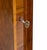 Mid-Century Walnut Corner Cupboards with Boxwood Inlay For Sale - Image 3 of 10