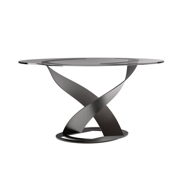 This is an art steel dining or conference table sold directly from the manufacture in Seattle WA. Line & Hammer has been...