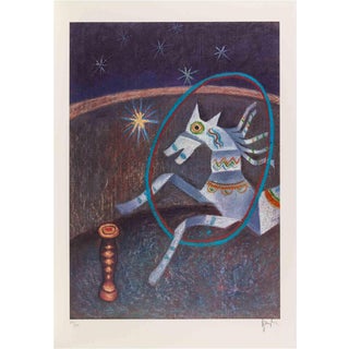 Enrico Benaglia, The Horse, 1990s, Screen Print For Sale