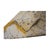 Nepalese Modern Wool, Hemp & Silk 4x6 Gold, Grey & Ivory Handmade Area Rug #1143785 For Sale - Image 4 of 4