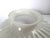 Early 20th Century White Milk Glass Pleated Petticoat Oil Lamp Shade For Sale In Orlando - Image 6 of 9
