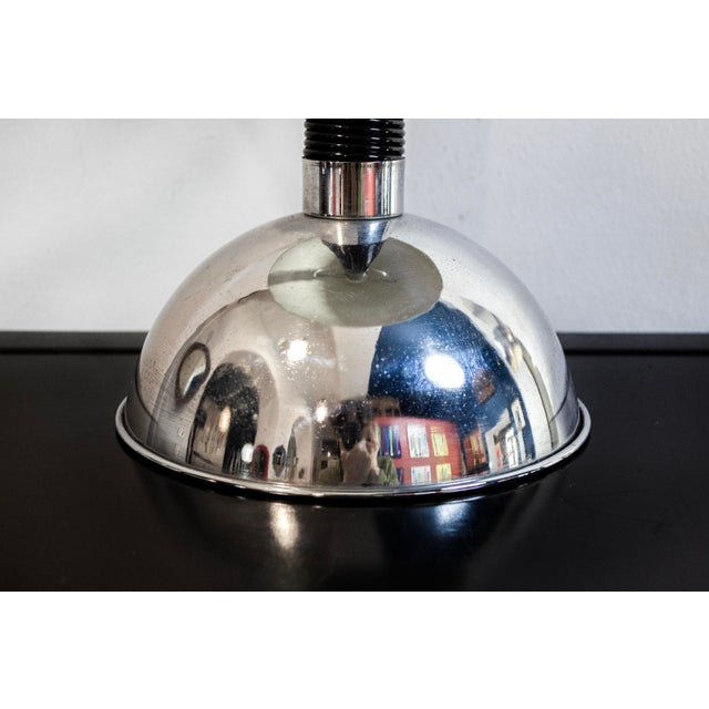 1970s Bauhaus-Style Metal Table Lamp, 1970s For Sale - Image 5 of 6