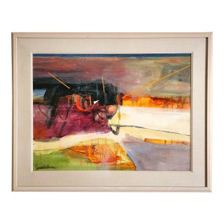 Harold E Larsen Original Painting " Space in Time " For Sale