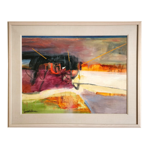 Harold E Larsen Original Painting " Space in Time "
