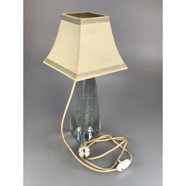 Glass Table Lamp, 1960s For Sale - Image 12 of 13