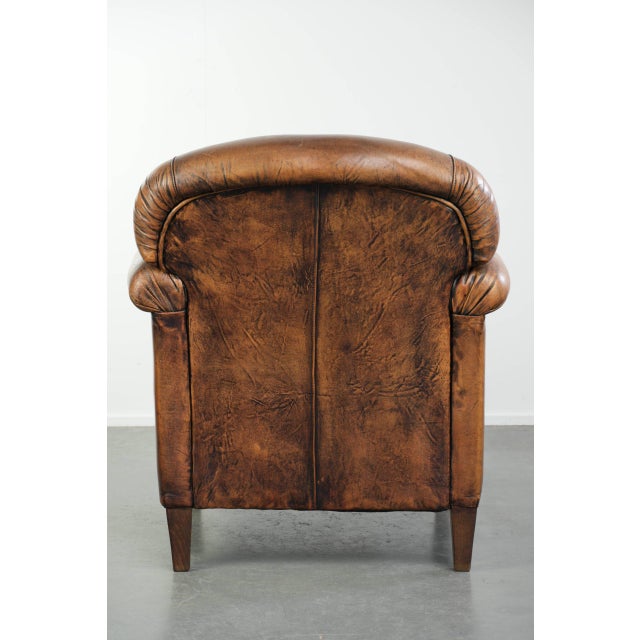 Club Chair in Sheepskin Leather For Sale - Image 4 of 14