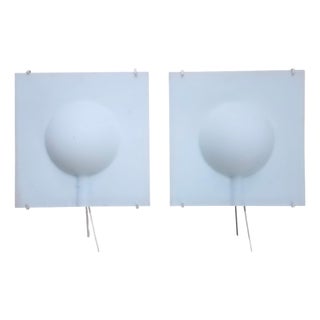 Large Mid-Century Wall Lamps by Cecilia Johansson for Ikea, Sweden, 1980s, Set of 2 For Sale