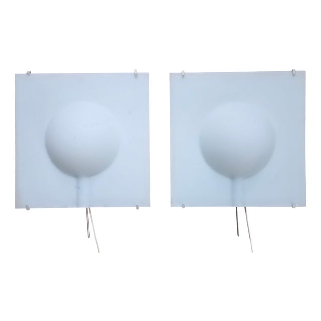 Large Mid-Century Wall Lamps by Cecilia Johansson for Ikea, Sweden, 1980s, Set of 2 For Sale