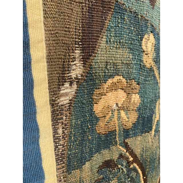 Antique 18th Century Verdure Tapestry For Sale - Image 9 of 12