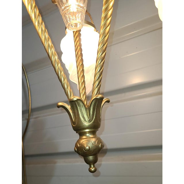 Gold Napoleon III Suspension Light For Sale - Image 8 of 18