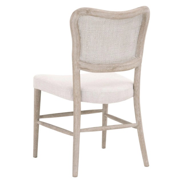 Cela Oak & Cane Upholstered Dining Chairs, Set of 2 For Sale - Image 11 of 13