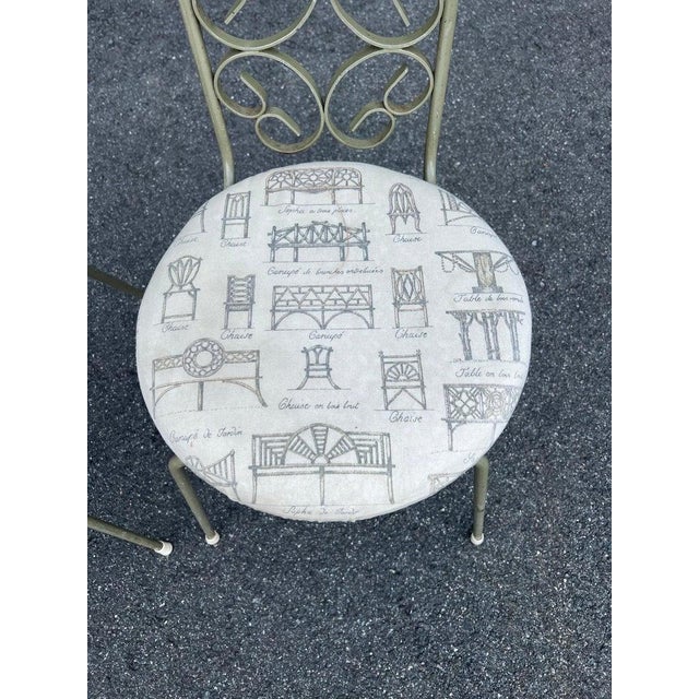 Pair of Mid Century Grenada Bistro Chairs by Arthur Umanoff For Sale - Image 15 of 18