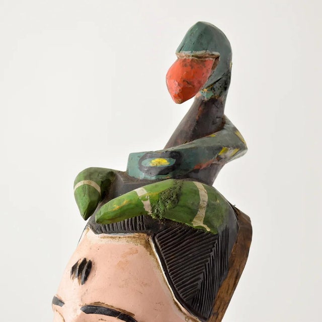 Early 20th Century Early 20th Century Bobo Snake Mask Burkina Faso For Sale - Image 5 of 12