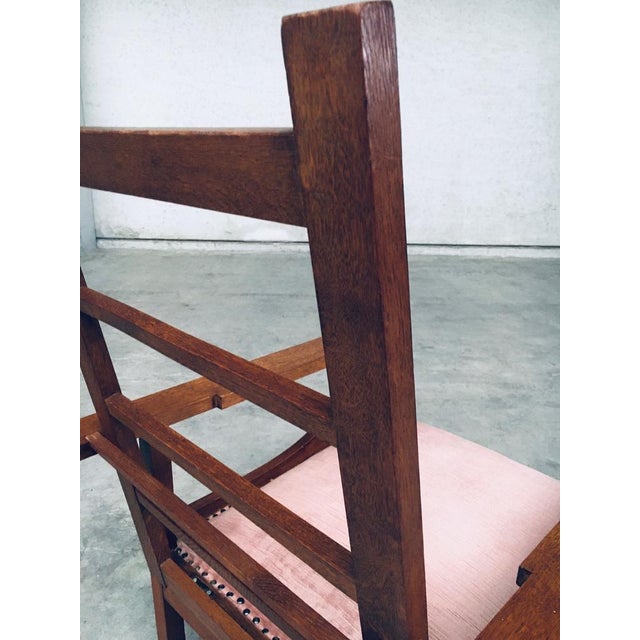 Dutch Art Deco Modernist Reclining Grand Armchair, Netherlands, 1920s For Sale - Image 9 of 18