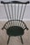 Age: Approx: 40 Years Old Details: Nice Green Patina Finish Bench Made Comb Back Windsor Chair High Fan Back Mortise...