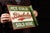 American Vintage Double-Sided Tin Litho Birchola Flange Sign For Sale - Image 3 of 4