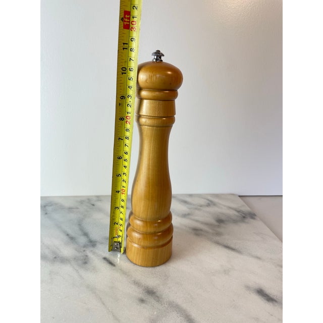American Banton by Vic Firth Hand Turned Wood Pepper Mill Grinder Maple For Sale - Image 3 of 6