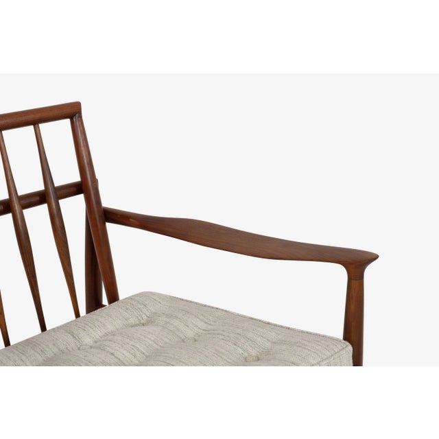 Sam Maloof Hunter Lounge Chair in Solid Oiled Walnut 1950s For Sale - Image 11 of 12