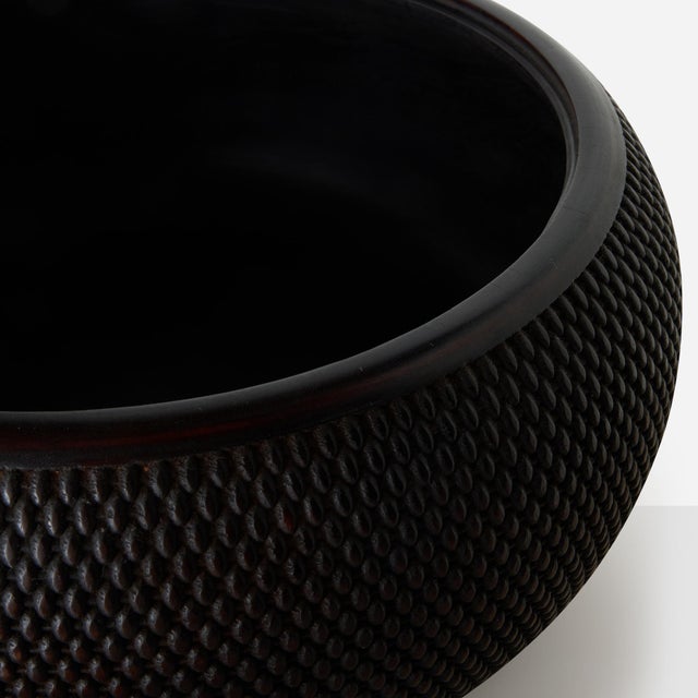 Chinese Chinese Carved Zitan Wood Lidded Container - needs photo For Sale - Image 3 of 7