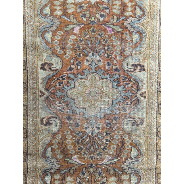Pretty late 19th century tabriz rug with nice Middle Eastern design and beautiful natural colors, entirely and finely hand...