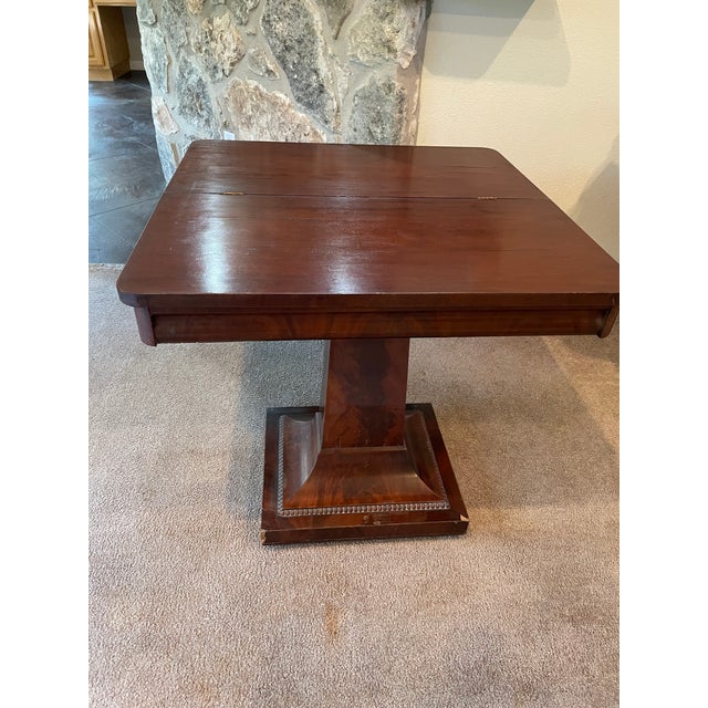 Mid 19th Century Mid 19th Century American Empire Console/Game Table For Sale - Image 5 of 7