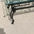 Late 19th Century Vintage 19th Century French Wrought Iron Indoor/Outdoor Coffee Table With 1" Thick Table Top Glass For Sale - Image 5 of 18