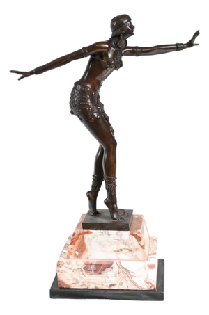 Art Deco Ring Dancer Casting in the style of Chiparus