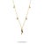 Gold Diamond Flamingo Elegance Gold Chain Necklace For Sale - Image 8 of 8