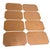 Set/8 Tessellated Coral Maitland Smith Placemats For Sale In Miami - Image 6 of 10