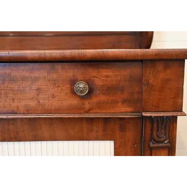 Regency Mahogany Chiffonier Side Cabinet For Sale In New York - Image 6 of 8