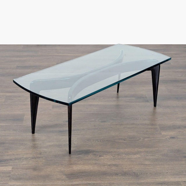 Gio Ponti Mid-Century Modern Coffee Table Attributed to Gio Ponti, Italy 1950s For Sale - Image 4 of 14