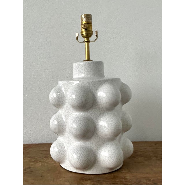 White Vintage Boho Visual Comfort “Verdra” Table Lamp For Sale - Image 8 of 12