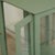 Wood Small Display Cabinet in Pastel Green with Mirrored Back Panel For Sale - Image 7 of 16
