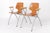 Wood Vintage Industrial Stackable Dining Chairs with Beech Wood Armrests from Pagholz, Germany, 1970s, Set of 4 For Sale - Image 7 of 11
