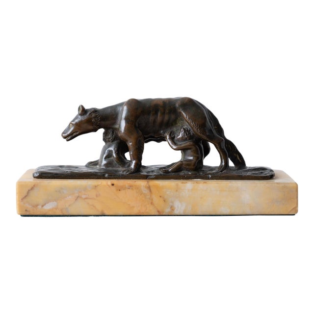 Grand Tour Capitoline She-Wolf Bronze (Lupa Capitolina), c.1880 For Sale