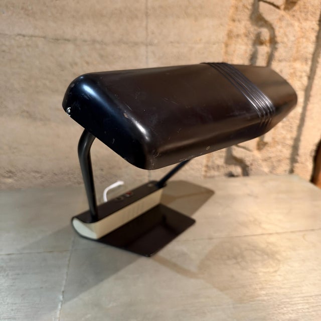 Dazor Dazor Manufacturing Corp. Model 2002 Desk Lamp Mid Century Modern For Sale - Image 4 of 14
