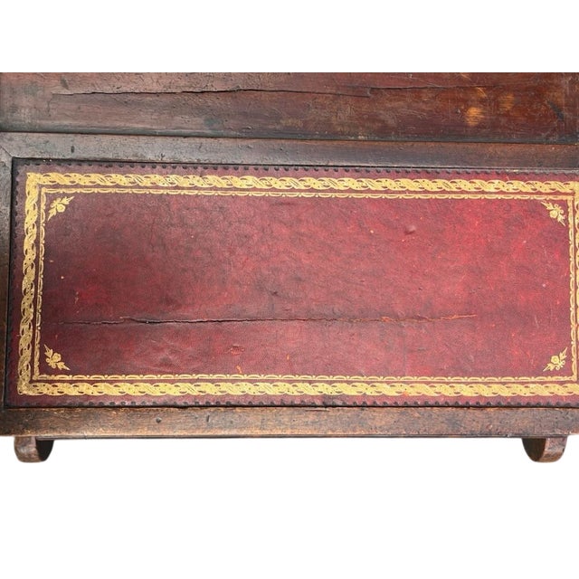 Antique English Bed Steps, Commode. Side Table For Sale - Image 12 of 15