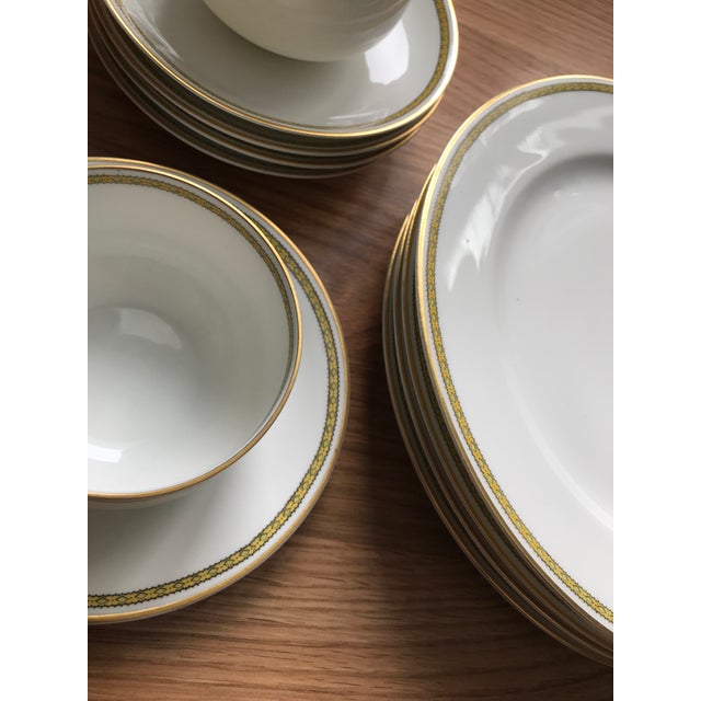 Limoges Art Deco Bone China Dinnerware Chairish