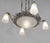 Silver French Art Deco Chandelier by Petitot & Muller Freres 1930 France For Sale - Image 8 of 15