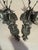 Charcoal 1980s French Louis XVI Charcoal Bronze Wall Lamps Sconces - Pair For Sale - Image 8 of 14