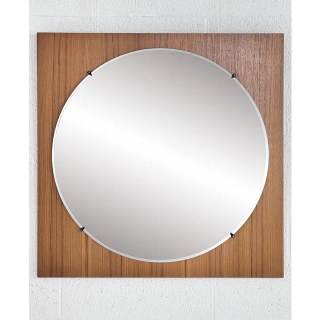 Square and Round Mirror, 1960s For Sale - Image 6 of 7