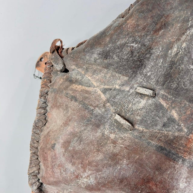 Early 20th Century Old Maasai Woven Shield Kenya MATTER COLLECTION For Sale - Image 9 of 12