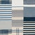Sample - Schumacher Carlisle Patchwork Fabric in Indigo For Sale
