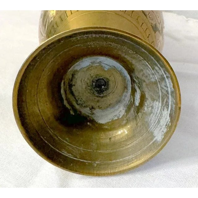 Mid 20th Century Mid 20th Century Indian Brass Vase For Sale - Image 5 of 6