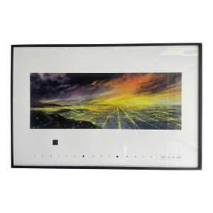 90s Peter Alexander Pa & Pe Venice Art Walk Bear Stearns Auction Aesthetic Frame Design