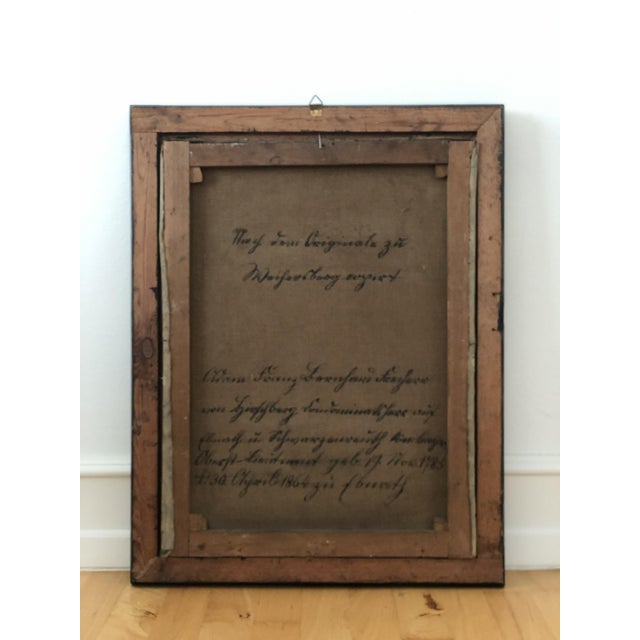 German Artist, Gentleman Portrait, 19th Century, Oil Painting on Canvas, Framed For Sale - Image 9 of 12