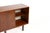 1960s Danish Modern Mid Century Compact Rosewood Credenza Sideboard — Sliding Doors For Sale In Los Angeles - Image 6 of 7