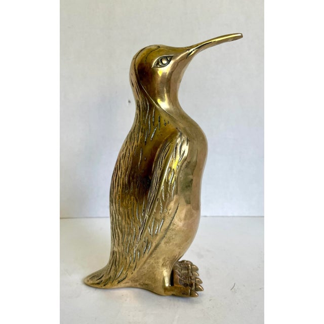 Early 20th Century Standing Brass Penguin Figure For Sale In Los Angeles - Image 6 of 11