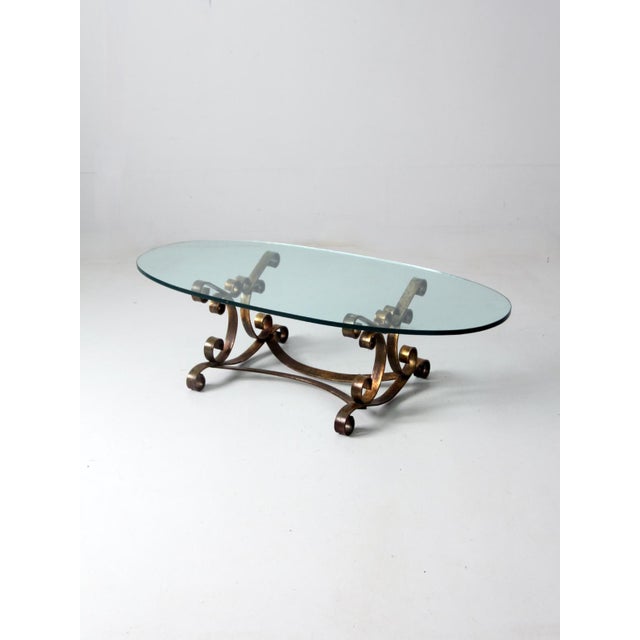 Mid-Century Modern Mid Century Scroll Coffee Table For Sale - Image 3 of 12